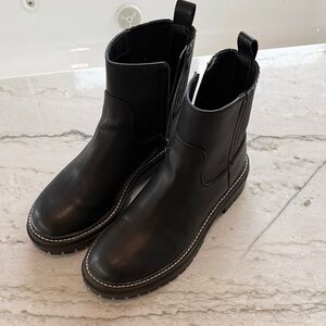 Time and Tru Black Combat Boots